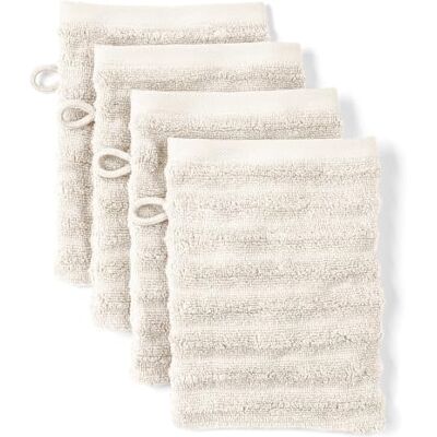 Pure Waschlappen 4-TLG. 4x16x21cm 100% Baumwolle mit Schlaufe, Creme Spürbar weich, saugstark und ideal für Bad, Gäste und täglichen Komfort Pure Waschlappen 4-TLG. 4x16x21cm 100% Baumwolle mit Schlaufe, Creme Spürbar weich, saugstark und ideal für Bad, Gäste und täglichen Komfort