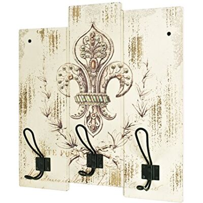 Wandgarderobe HAKU Vintage - 3 Metallhaken Wandgarderobe HAKU Vintage - 3 Metallhaken
