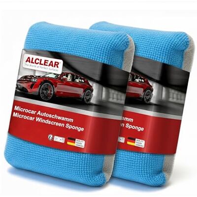 ALCLEAR 950014_2 Antibeschlagschwamm 2er Set 13x10x3,5 cm, Ultra-Mikrofaser ALCLEAR 950014_2 Antibeschlagschwamm 2er Set 13x10x3,5 cm, Ultra-Mikrofaser