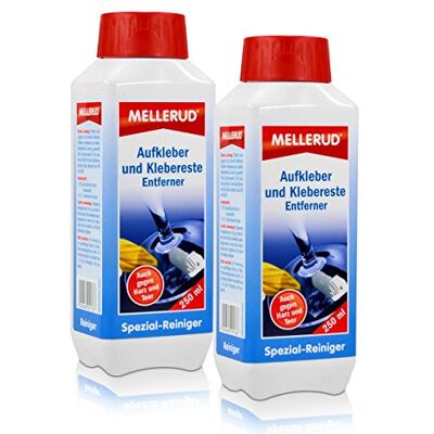 Mellerud 2x Aufkleber und Kleberester Entferner 250 ml Mellerud 2x Aufkleber und Kleberester Entferner 250 ml
