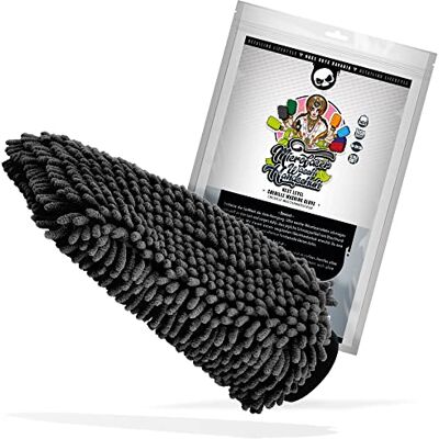 Nuke Guys XL Chenille Auto Waschhandschuh Wasch Handschuh aus Ultra sanften Mikrofasern Mikrofaser Waschschwamm Für eine fusselfreie und kratzerfreie Autowäsche Schwarz Nuke Guys XL Chenille Auto Waschhandschuh Wasch Handschuh aus Ultra sanften Mikrofasern Mikrofaser Waschschwamm Für eine fusselfreie und kratzerfreie Autowäsche Schwarz