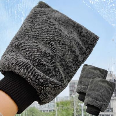 eroidn Ultra Wipes Trockenhandschuh, Saugstarke Mikrofaser Handschuh Zum Fenster Putzen, Trockenhandschuh Fenster füR Auto, Duschkabine, KüChe, Camping (2pcs) eroidn Ultra Wipes Trockenhandschuh, Saugstarke Mikrofaser Handschuh Zum Fenster Putzen, Trockenhandschuh Fenster füR Auto, Duschkabine, KüChe, Camping (2pcs)