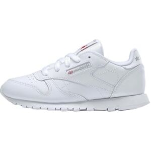 Reebok Classic Leather Jungen Sneaker, White 1, 30.5 EU Reebok Classic Leather Jungen Sneaker, White 1, 30.5 EU