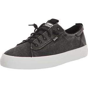 Keds Damen Kickback Canvas Slip On Sneaker, Schwarz, 38.5 EU Keds Damen Kickback Canvas Slip On Sneaker, Schwarz, 38.5 EU