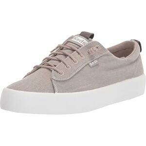 Keds Damen Kickback Canvas Slip On Sneaker, grau, 39.5 EU Keds Damen Kickback Canvas Slip On Sneaker, grau, 39.5 EU
