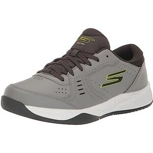 Skechers Herren Viper Court Smash-Athletic Indoor Outdoor Pickleball Schuhe Relaxed Fit Sneakers, Grau/Limette, 42 EU Skechers Herren Viper Court Smash-Athletic Indoor Outdoor Pickleball Schuhe Relaxed Fit Sneakers, Grau/Limette, 42 EU