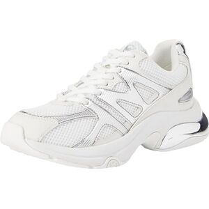 Michael Kors Damen Kit Trainer Extreme Sneaker, Optic White Silver, 39.5 EU Michael Kors Damen Kit Trainer Extreme Sneaker, Optic White Silver, 39.5 EU