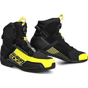 SHIMA EDGE Vented, Motorradschuhe für Männer Verstärkte Straßenreitschuhe mit ATOP-Verschlusssystem, Knöchelstütze, Rutschfeste Sohle, Schaltgriff (Fluo, 45) SHIMA EDGE Vented, Motorradschuhe für Männer Verstärkte Straßenreitschuhe mit ATOP-Verschlusssystem, Knöchelstütze, Rutschfeste Sohle, Schaltgriff (Fluo, 45)