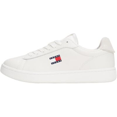 Tommy Jeans Women's Archive '98 EN0EN02815 Low-Top, Weiß (Ecru), 35 EU, Weiß Ecru, 35 EU Tommy Jeans Women's Archive '98 EN0EN02815 Low-Top, Weiß (Ecru), 35 EU, Weiß Ecru, 35 EU