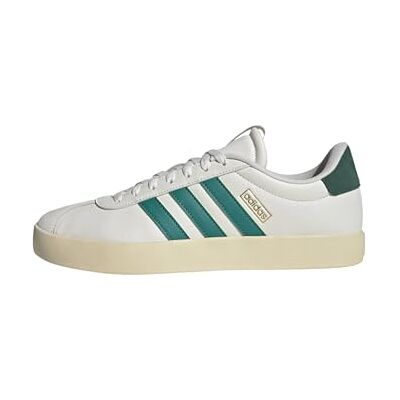 Adidas Herren Vl Court 3.0 Shoes, core White/Equipment Green/Gold met., 45 1/3 EU Adidas Herren Vl Court 3.0 Shoes, core White/Equipment Green/Gold met., 45 1/3 EU