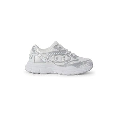Champion Teen RT25 U PS Sneaker White/Silver Champion Teen RT25 U PS Sneaker White/Silver