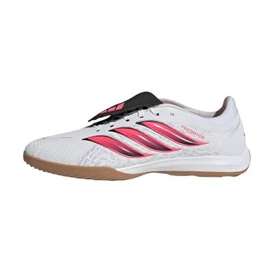 Adidas Unisex Predator League Fold- Over Tongue Indoor Football Boots Shoes, FTWR White/Solar Turbo/core Black, 36 2/3 EU Adidas Unisex Predator League Fold- Over Tongue Indoor Football Boots Shoes, FTWR White/Solar Turbo/core Black, 36 2/3 EU