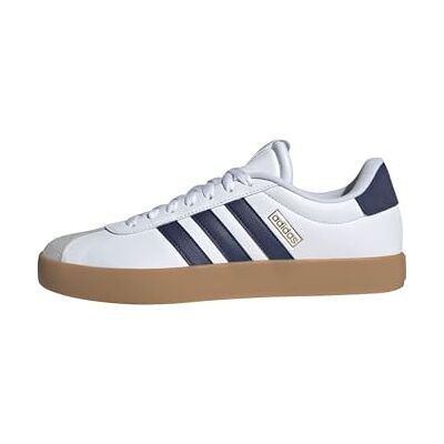 Adidas Herren Vl Court 3.0 Shoes, FTWR White/Dark Blue/LGH solid Grey, 44 EU Adidas Herren Vl Court 3.0 Shoes, FTWR White/Dark Blue/LGH solid Grey, 44 EU