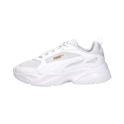 Puma Cassia 2.0 Damen-Sneaker, Weißgold, Weiß, 4.5 UK Puma Cassia 2.0 Damen-Sneaker, Weißgold, Weiß, 4.5 UK