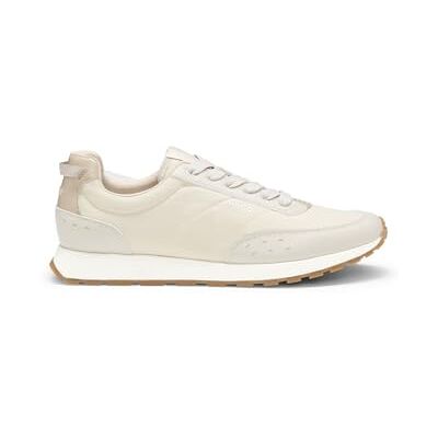 HUGO Herren Icelin Runn Sneakers im Laufschuh-Stil mit Zickzack-Detail Größe HUGO Herren Icelin Runn Sneakers im Laufschuh-Stil mit Zickzack-Detail Größe