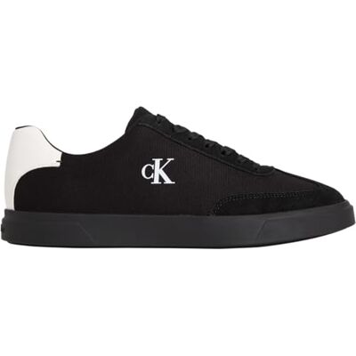 Calvin Herren Cupsole Sneaker Low Prof Cupsole Cv Low Top, Schwarz (Black/Bright White), 47 Calvin Herren Cupsole Sneaker Low Prof Cupsole Cv Low Top, Schwarz (Black/Bright White), 47
