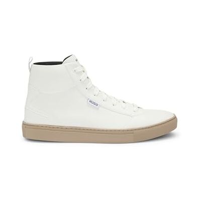 HUGO Herren Morrie Hito Hightop Sneakers aus genarbtem Kunstleder Größe HUGO Herren Morrie Hito Hightop Sneakers aus genarbtem Kunstleder Größe