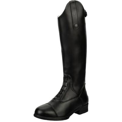 SUEDWIND FOOTWEAR Kinder-Reitstiefel Nova Kids Fun Winter Glitter – 29-40 Schwarz – Stiefel mit Teddyfell, Reißverschluss hinten, Derbyschnürung, Nova-Gummisohle & Glitzer – atmungsaktiv SUEDWIND FOOTWEAR Kinder-Reitstiefel Nova Kids Fun Winter Glitter – 29-40 Schwarz – Stiefel mit Teddyfell, Reißverschluss hinten, Derbyschnürung, Nova-Gummisohle & Glitzer – atmungsaktiv