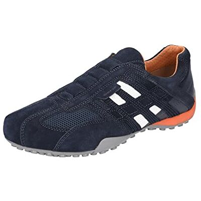 Geox Herren Uomo slange L Sneakers, Navy, 47 EU Geox Herren Uomo slange L Sneakers, Navy, 47 EU