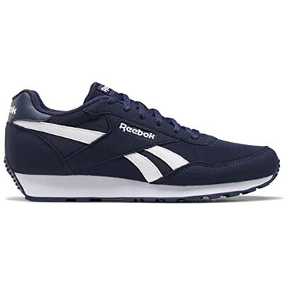 Reebok Unisex Rewind Run Sneaker, Vector Navy/White/Vector Navy, 44.5 EU Reebok Unisex Rewind Run Sneaker, Vector Navy/White/Vector Navy, 44.5 EU