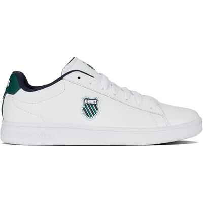 K-Swiss Kswiss Men's Court Shield Ii,Wht/Rainfrst/Peacot,40EU K-Swiss Kswiss Men's Court Shield Ii,Wht/Rainfrst/Peacot,40EU