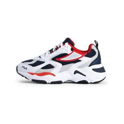 FILA CR-CW02 RAY Tracer Kids-White- Navy -28 FILA CR-CW02 RAY Tracer Kids-White- Navy -28