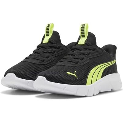 Puma FLEXFOCUS SLIPTECH PS Sneaker, Lime Squeeze Black White, 35.5 EU Child Puma FLEXFOCUS SLIPTECH PS Sneaker, Lime Squeeze Black White, 35.5 EU Child