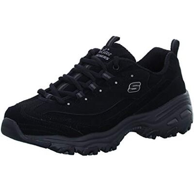 Skechers Damen D'LITES Play ON Sneaker, Schwarz Weiß, 40 EU Skechers Damen D'LITES Play ON Sneaker, Schwarz Weiß, 40 EU