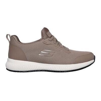 Skechers Squad Sr-Sneaker für Damen, Taupe Flachstrick, 37 EU Skechers Squad Sr-Sneaker für Damen, Taupe Flachstrick, 37 EU