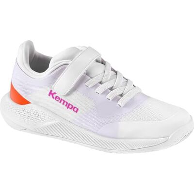 KEMPA Kourtfly Kids Weiß Lila Handballschuhe - Handballschuhe KEMPA Kourtfly Kids Weiß Lila Handballschuhe - Handballschuhe