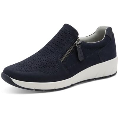 Jana Damen Slip On Vegan 8-24765-46 Sneaker, Navy, 37 EU Jana Damen Slip On Vegan 8-24765-46 Sneaker, Navy, 37 EU