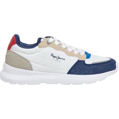 Pepe Jeans Jungen Teagan Bass B Sneak, Blau, Dunkelblau Pepe Jeans Jungen Teagan Bass B Sneak, Blau, Dunkelblau