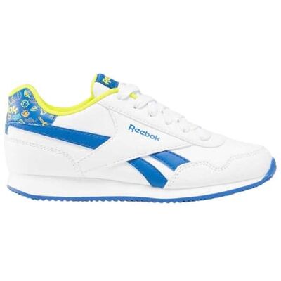 Reebok ROYAL CL Jog 3.0 Sneaker,White Vectorblue Acidyellow,27.5 EU Reebok ROYAL CL Jog 3.0 Sneaker,White Vectorblue Acidyellow,27.5 EU