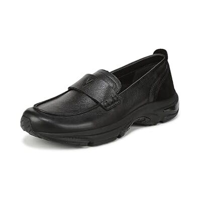 Vionic Damen Walk Roam Loafer Loafer Schleicher, Schwarz Leder, Mittel, EU 38.5 Vionic Damen Walk Roam Loafer Loafer Schleicher, Schwarz Leder, Mittel, EU 38.5