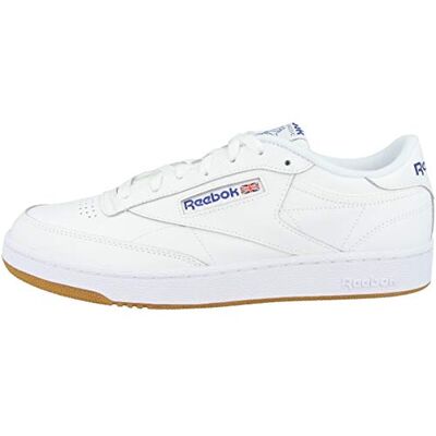 Reebok Herren Club 85 Fitnessschuhe, Weiß Int White Royal Gum, 39 EU Reebok Herren Club 85 Fitnessschuhe, Weiß Int White Royal Gum, 39 EU