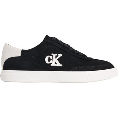 Calvin Damen Low Top Sneaker Low Pro aus Wildleder, Schwarz (Black/Bright White), 37 Calvin Damen Low Top Sneaker Low Pro aus Wildleder, Schwarz (Black/Bright White), 37