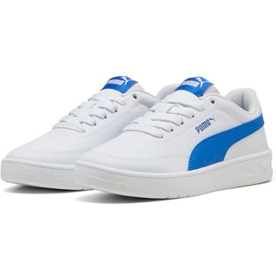 Puma Court Classic Clean Jr Sneaker, 3 UK, Weiß Puma Court Classic Clean Jr Sneaker, 3 UK, Weiß