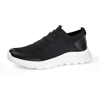 Amazon Herren Leichte Strick-Laufschuhe, Schwarz Weiß, 41 EU Amazon Herren Leichte Strick-Laufschuhe, Schwarz Weiß, 41 EU