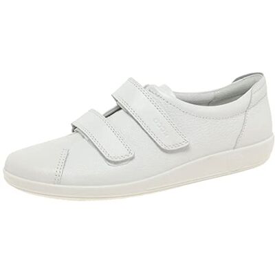 Ecco Damen Soft 2.0 Klettverschluss Weiß 35 Ecco Damen Soft 2.0 Klettverschluss Weiß 35