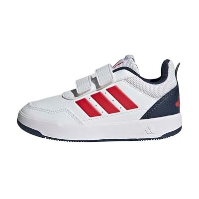 Adidas Unisex Kinder Tensaur Sport 3.0 Hook and Loop Kids Shoes, FTWR White/Collegiate Red/Collegiate Navy, 34 EU Adidas Unisex Kinder Tensaur Sport 3.0 Hook and Loop Kids Shoes, FTWR White/Collegiate Red/Collegiate Navy, 34 EU