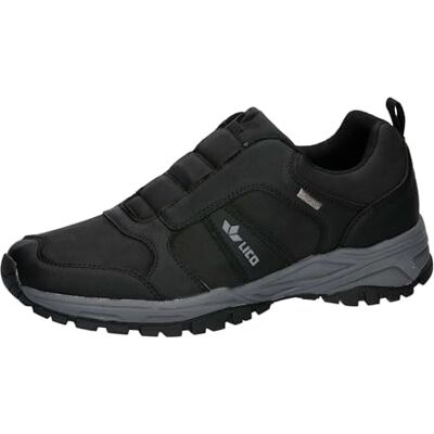 Lico Herren Angers Sneaker, schwarz, 41 EU Lico Herren Angers Sneaker, schwarz, 41 EU