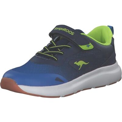 KangaROOS Unisex Kinder Kb-Pang Ev Sneaker, Dk Navy Lime, 33 EU KangaROOS Unisex Kinder Kb-Pang Ev Sneaker, Dk Navy Lime, 33 EU