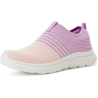 Amazon Unisex Kinder Leichter Slip-On-Sneaker aus Strick, Lila Rosa Farbverlauf, 37 EU Amazon Unisex Kinder Leichter Slip-On-Sneaker aus Strick, Lila Rosa Farbverlauf, 37 EU