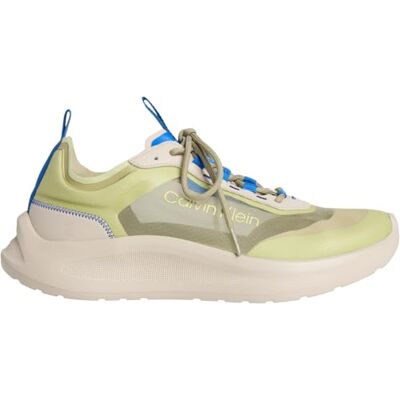 Calvin Herren Runner Sneaker Light Eva mit Mesh, Grün (Sage Green/Oatmeal/Lapis Blue), 43 Calvin Herren Runner Sneaker Light Eva mit Mesh, Grün (Sage Green/Oatmeal/Lapis Blue), 43
