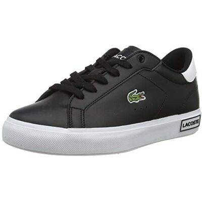 Lacoste Unisex Kinder Powercourt 0721 1 Suj Sneaker, Blk Wht, 35.5 EU Lacoste Unisex Kinder Powercourt 0721 1 Suj Sneaker, Blk Wht, 35.5 EU