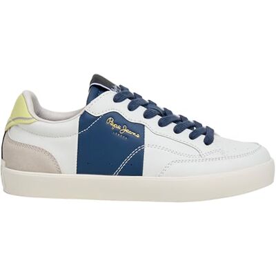 Pepe Jeans Jungen Lane Act B Sneak, Weiß, gebrochenes Weiß Pepe Jeans Jungen Lane Act B Sneak, Weiß, gebrochenes Weiß