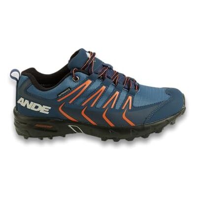 Ande New Tour Evo WP, Trekkingschuhe für Erwachsene, Unisex-Erwachsene, Blau/Orange, 40 EU, Blau Orange, 40 EU Ande New Tour Evo WP, Trekkingschuhe für Erwachsene, Unisex-Erwachsene, Blau/Orange, 40 EU, Blau Orange, 40 EU