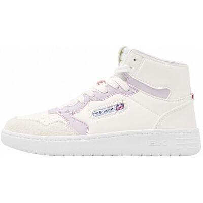 British Knights Damen Noors MID Sneaker, Weiss/lila, 39 EU British Knights Damen Noors MID Sneaker, Weiss/lila, 39 EU