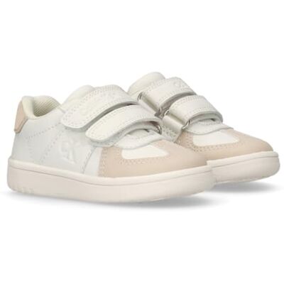 Calvin Sneaker mit Klettverschluss für Kinder und Kleinkinder, Beige, 27 Calvin Sneaker mit Klettverschluss für Kinder und Kleinkinder, Beige, 27