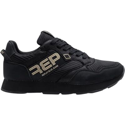 Replay Herren Sneaker, Black 003 (Schwarz), 42 Replay Herren Sneaker, Black 003 (Schwarz), 42